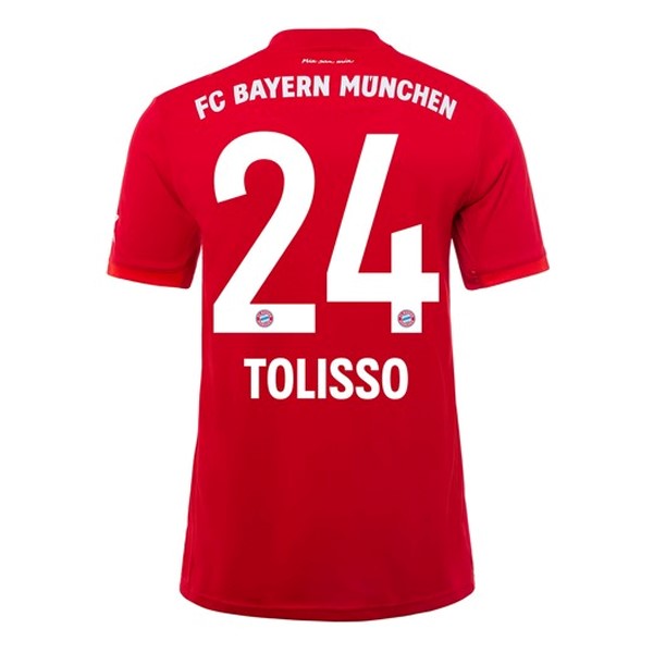 Camiseta Bayern Munich NO.24 Tolisso 1ª 2019/20 Rojo